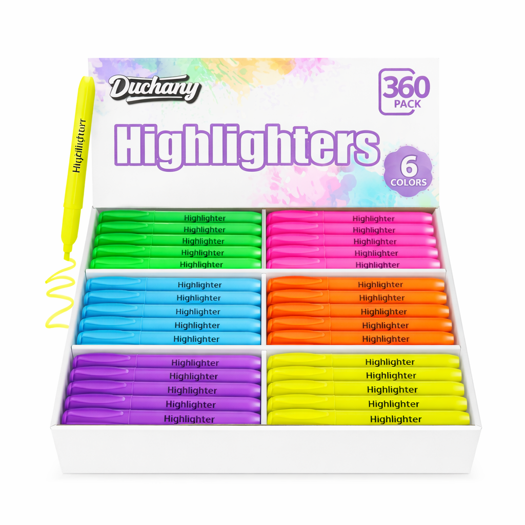 Highlighters (360 - 6 Color Pack)